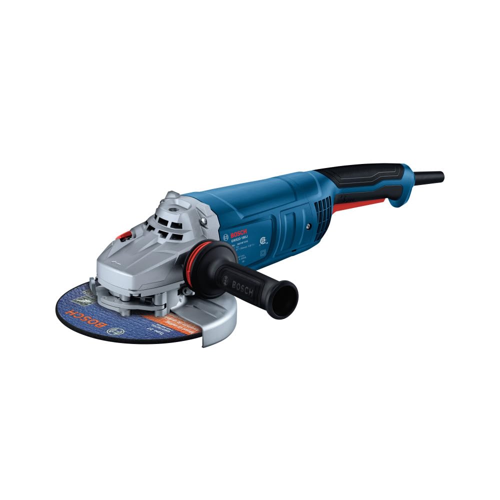 Bosch GWS22-180J Large angle grinder, 7 in., 15 amp