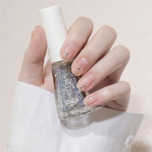 速乾 マニキュア 単色 水性ネイル お湯で剥がせる 塗りやすい 無臭 健康な成分 人気色 ネイルポリッシュ ネイルカラー 自宅ネイル セルフネイル 10ml/本 (N33)