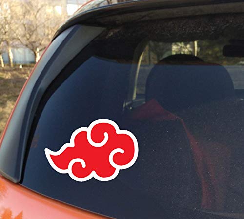 Dw2 – Akatsuki Cloud From Anime & Manga Vinyl Decal Bumper Sticker For Laptop, Car, Truck, Windows | 5” • #TOP2