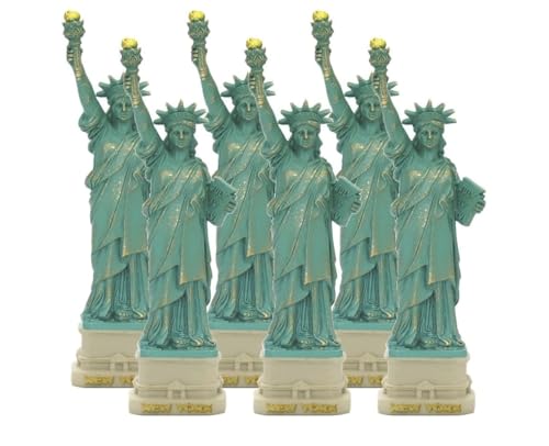 Statue of Liberty 4" Figurines from New York 6 Pack