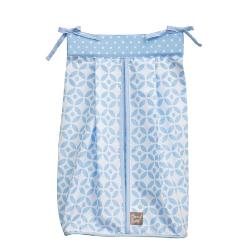 Trend Lab Logan Diaper Stacker, Blue