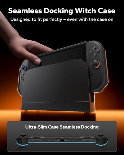 Funda Nintendo Switch 2 con agarre ergonómico JEMDO ideal para viajes largos 2