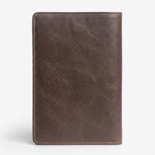Image of The Messy Corner Unisex Vegan Leather Passport Cover | Classy & Stylish Printed Travel Case | (Dark Brown, Roadrush)