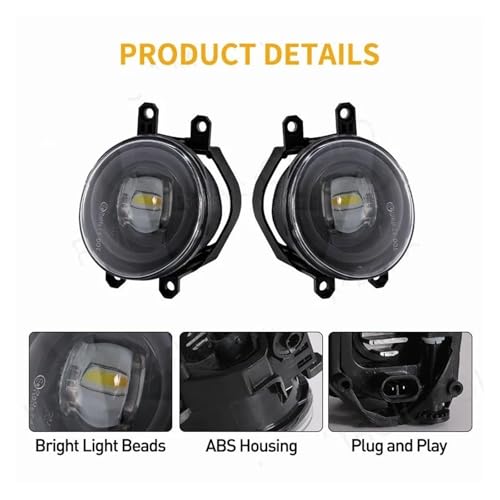 Antibrouillard avant LED 12V puissant pour Corolla Axio 2015-2017 - 5