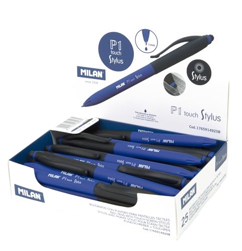 Bolígrafos MILAN P1 touch Stylus para escribir y navegar por pantallas sin ensuciar con huellas
