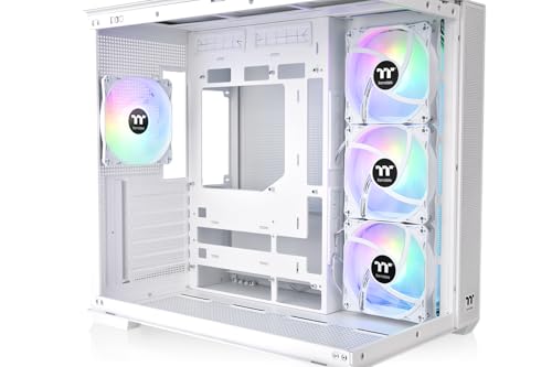 Image of Thermaltake View 380 TG ARGB Mid Tower Chassis Snow