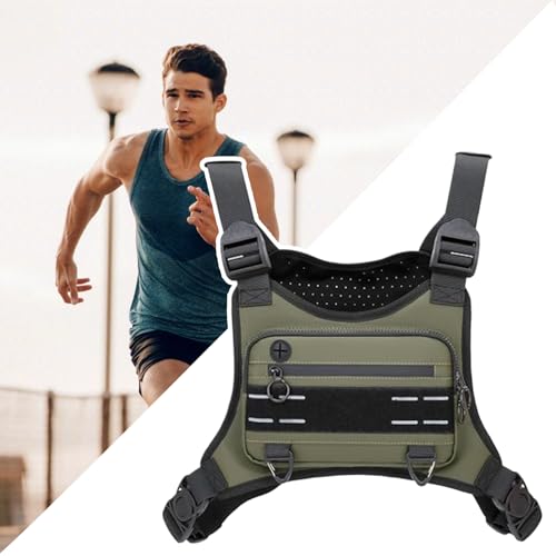 Pack de poitrine course à pied avec porte-téléphone intégré
