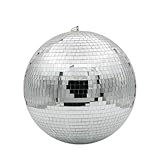 【Anneau en métal sur le dessus pour l'accrocher facilement】La boule disco est équipée d'un anneau métallique sur le dessus, permettant une suspension et une installation faciles.