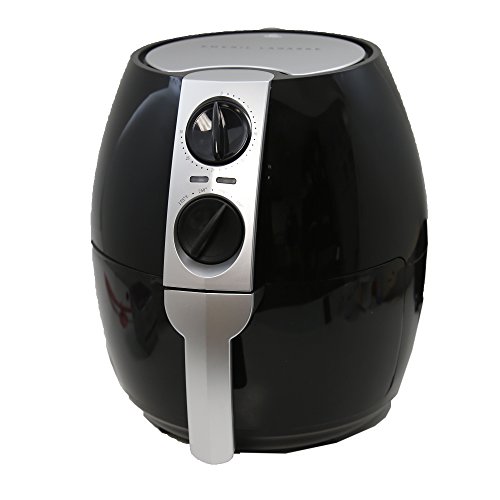 Emeril HF-8018GY 3.75-qt Rapid Air Fryer w/2-in-1 Basket & Accessories-Black A-FT42724BK