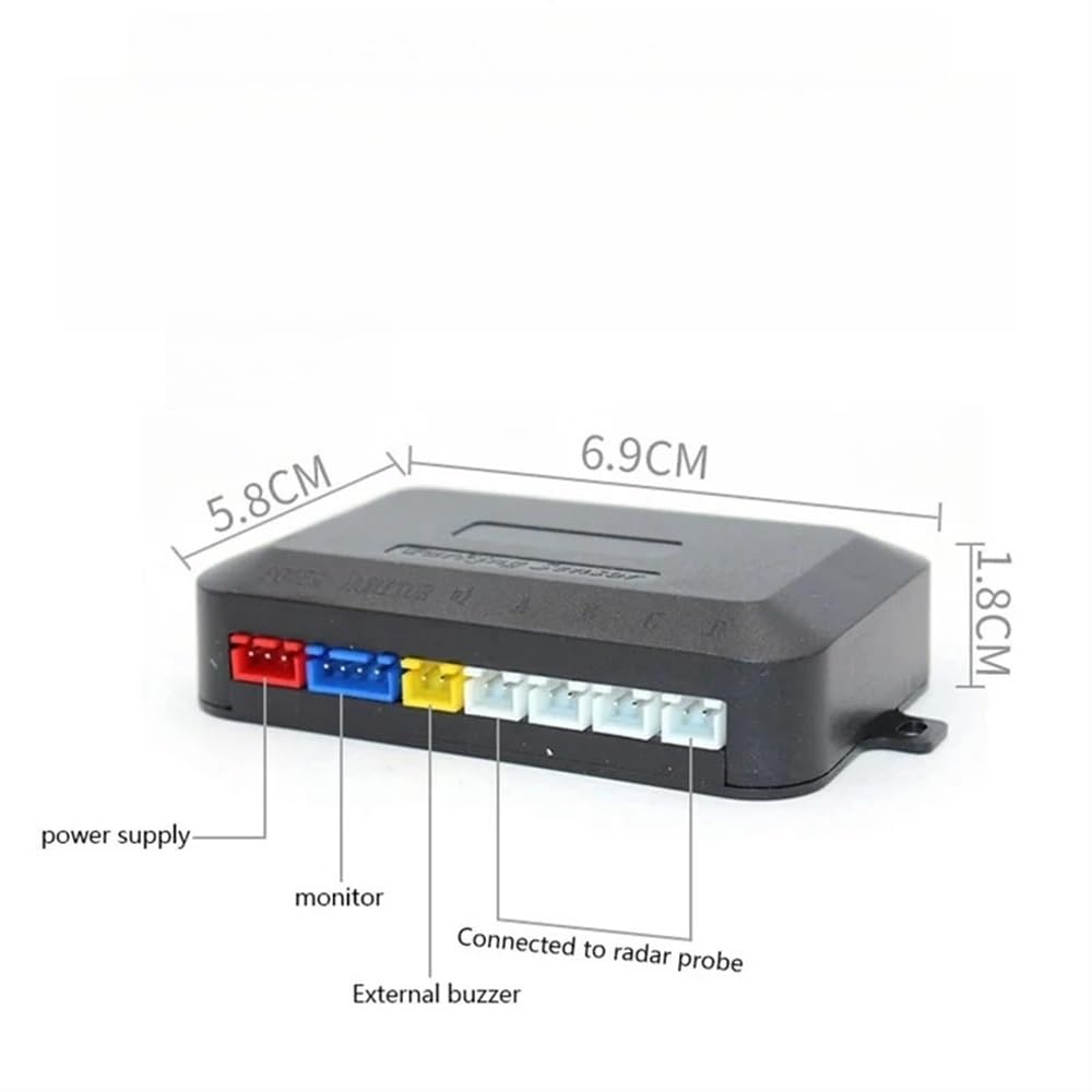 Kit sensori parcheggio Sensore di parcheggio con display digitale | Sensore di parcheggio con display digitale per auto con di rilevamento del monitor radar di parcheggio di retromarcia