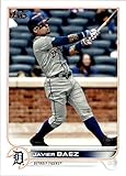 2022 Topps #571 Javier Baez Detroit Tigers Series 2 MLB Baseball Trading Card