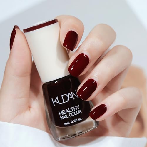 Burgundy Nail Varnish: Your Go-To Quick Dry Nail Polish for 