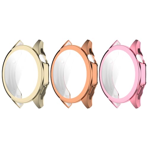 �mRuenTech�n�Ή� Huawei Watch GT4 41mm 46mm�J�o�[ �P�[�X �t���J�o�[�\�t�gTPU�f�� ���b�L���H ��̌^�S�ʕی�J�o�[ �ϏՌ��� �w��h�~ �戵�ȒP �����^ (3�FB, 46mm)