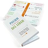 SUPER STICKY – 8 Blöcke je 40 bedruckte OfficeTree Papier Haftmarker, selbstklebend, umweltfreundlich, rückstandsfrei ablösbar