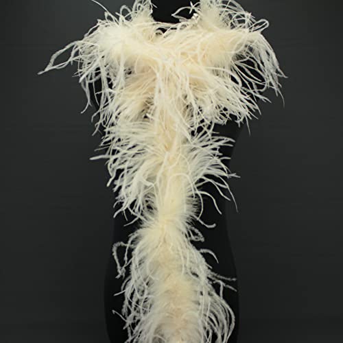 Boa di piume colorate di struzzo 1,8 m/35 g