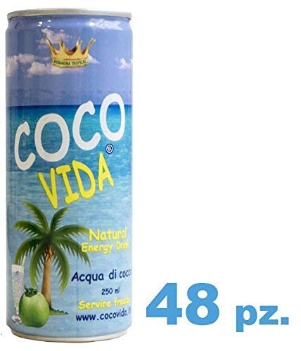 Preisvergleich Produktbild Kokoswasser Coco vida - natural Energy Drink 48 bottle