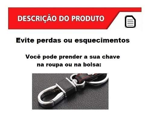 Capinha Premium Couro Chave Fiat Freemont Toro Argo