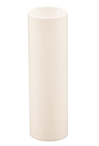 Miniatura 7 de Creative Hobbies Fundas de plástico color crema para candelabros, fundas para candelabros E12, juego de 6 (2 pulgadas)