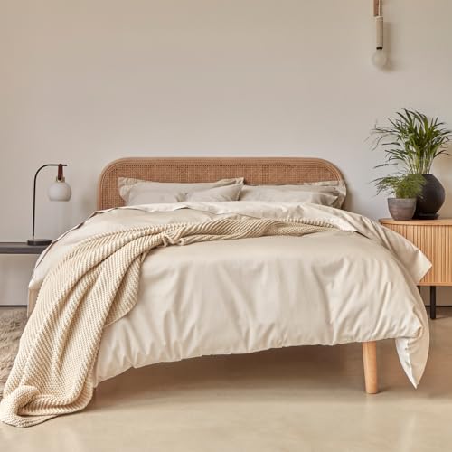 Christy 400TC Double Duvet Cover Set, Linen