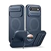 SURITCH for iPhone Air Case with Camera Control Cover, Camera Slide Cover and Adjustable Kickstand, Compatible with MagSafe, Shockproof Bumper Protective Cases for iPhone 17 Air 6.5 Inch, Blue