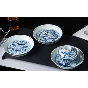 Tea Saucer, Blue and White Porcelain, Absorbs Excess Tea, Decorative Pattern, for Under Tea Cup Cover