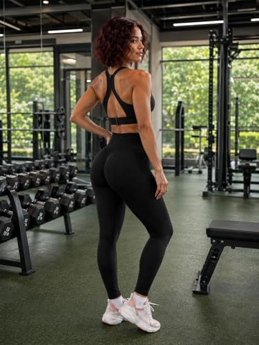 Image of YEOREO Boost Amplify Leggings for Women Seamless Scrunch Leggings | High Waist, Scrunch, Yoga, Athletic