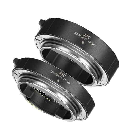 JJC Autofokus Zwischenringe TTL AF-Makro-Verlängerungsrohr-Set 11/16MM für Canon RF Mount EOS R10 R7 R5 R6 R RP DSLR Kameras Objektiv