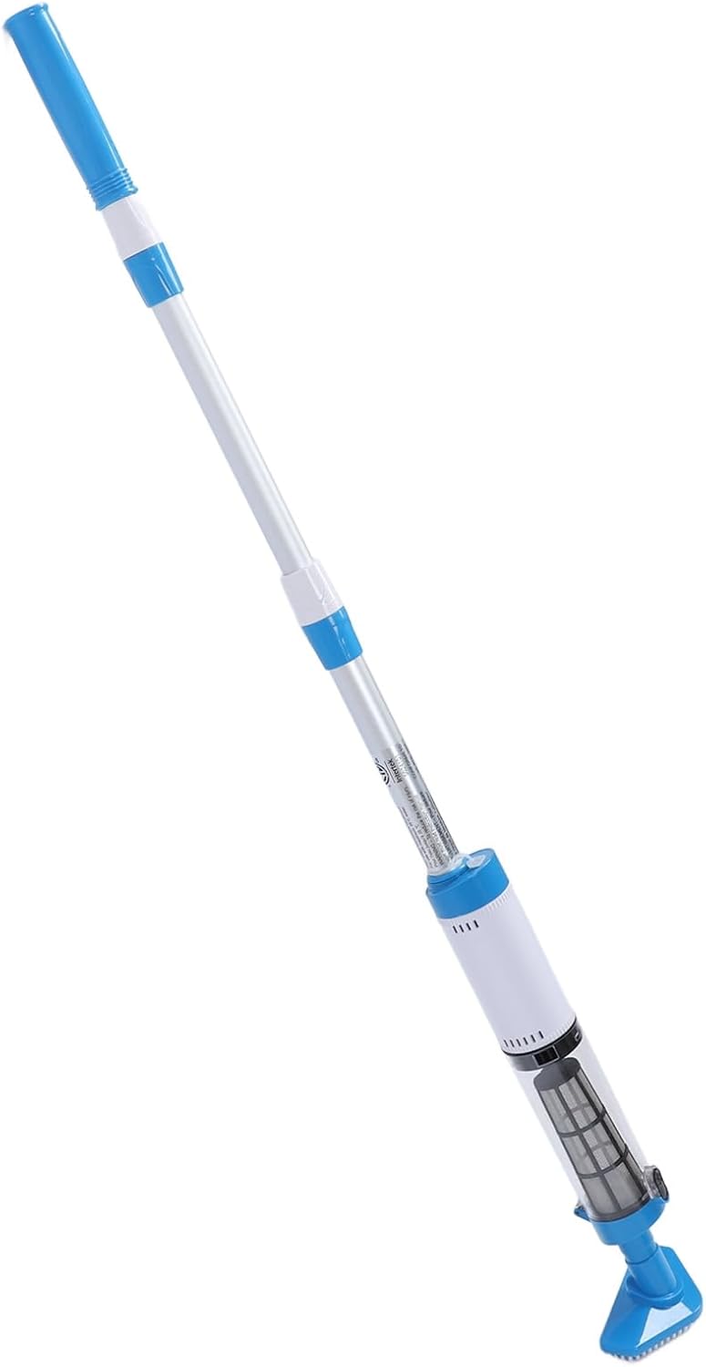 Cordless Handheld Pool Vacuum Cleaner, Efficiently Remove Debris, Stylish Design, 2 Hours Charge, 120 Minutes Run Time with Hot Tub Vacuum Cleaner, Hot Tub, Soaker Tub (US Plug