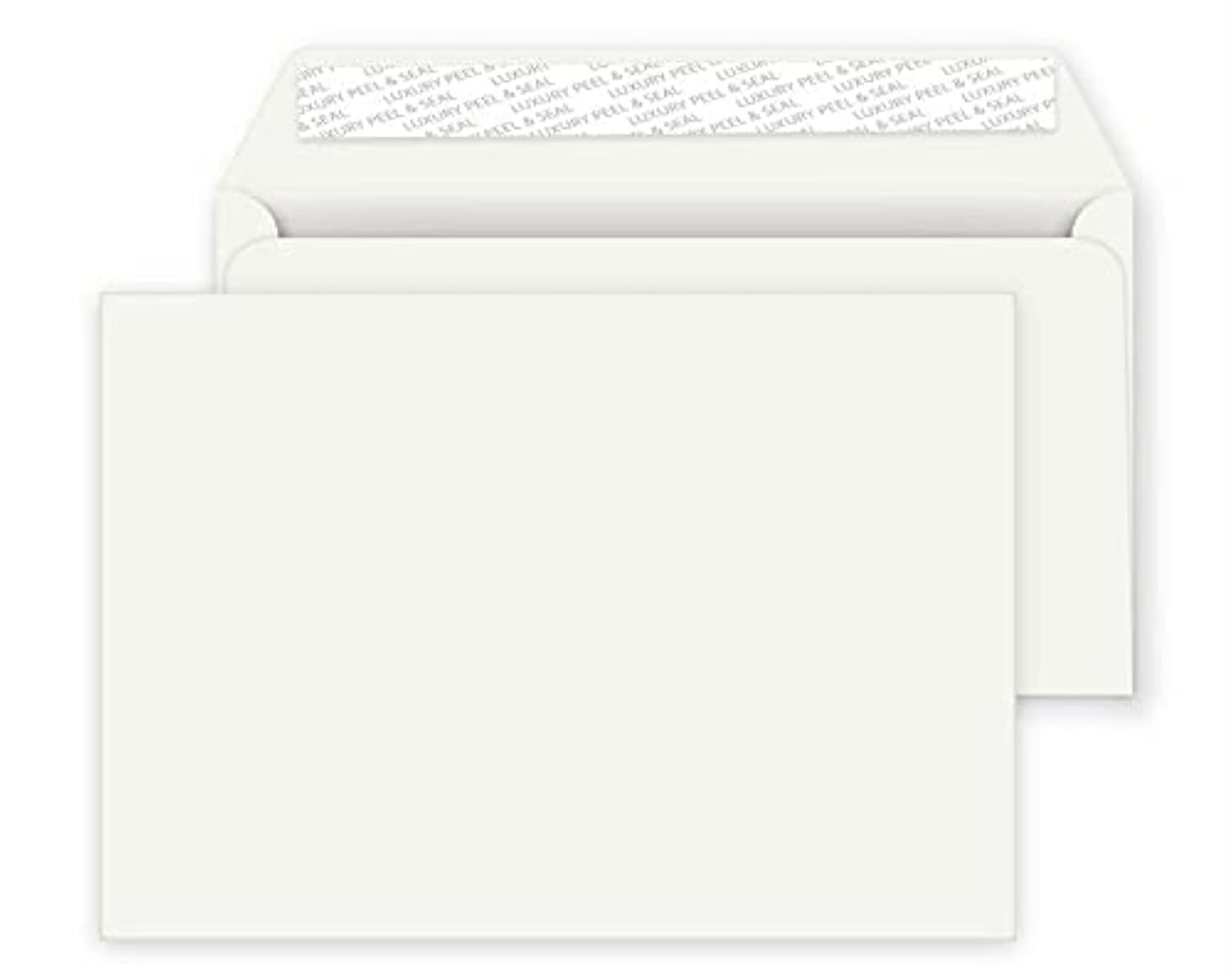 C5 (162x229mm) Coloured Envelopes for A5 Greeting Cards Wedding Invitations & Crafts Pack of 10 (White Peel & Seal)