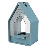 Einfache, flexible Anbringung: Freihängend mit integrierter Dachschlaufe oder an der Wand mit Hakenloch im Giebel, Optional erhältliche Stab- oder Geländerhalterung