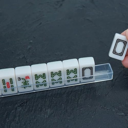 Mikinona 4pcs Mini Mahjong Tile Holder Racks miniatura 4