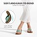 MEGNYA Arch Support Womens LightWeight Plantar Fasciitis Walking Flip Flops for Hawaii, Fashionable Beach Swimming Flip Flops with Yoga Mat, Flexible Seaside Sandals Skin Friendly Mint Size 7