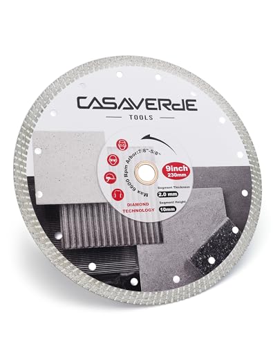 Disque diamant 230 mm Casaverde contre les éclats sur la porcelaine et céramique