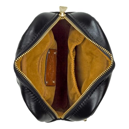 Patricia Nash Andros Leather Sling Bag, 8.6 inch Height, Multiple Colors, Goldtone Hardware3