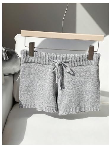 Image of MakeMeChic Women's Mini Micro Shorts Y2k Booty Shorts Sleep Pajama Bottoms