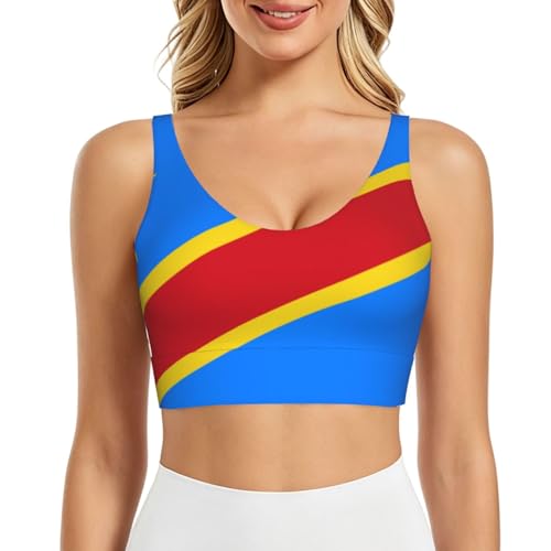 Soutien-gorge de yoga rembourré drapeau Irak pour vos séances bien-être