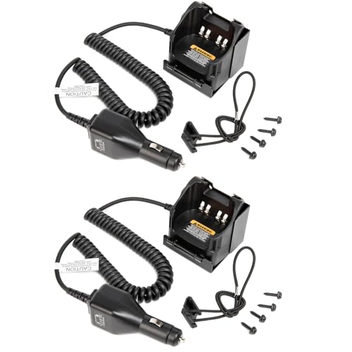 Rapid Car Charger for Motorola APX6000 Vehical Travel Car Charger Compatible with APX6000 APX6000XE APX7000 APX7000XE APX8000 APX8000XE Radios（2 Pack）