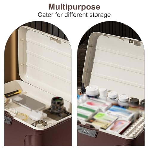 Caja de bloqueo de refrigerador para proteger documentos y medicinas 3