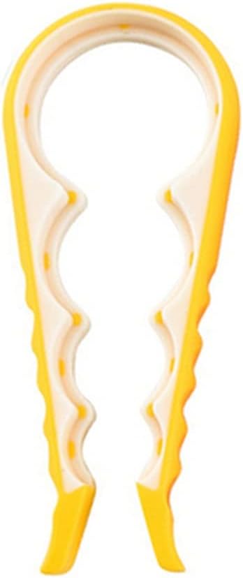 Jar Opener, Easy Grip Bottle Twist Off Lid Quick Opening Cooking Everyday Use for Weak Hands and Arthritic(Yellow)