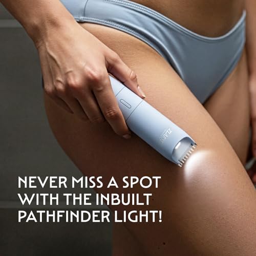 Image of Zlade Summer Vacay 2 in 1 Facial Hair Removal Shaver and Body Trimmer for Women | Face, Body, Bikini Line | Rechargeable with USB C | Waterproof and Showerproof, Easy to Clean Design | Travel Friendly, Compact, Quick and Painless Hair Removal Machine