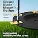 Injection-Molded GF-PP (Glass-Fiber Reinforced Polypropylene) 6-Blade Cutting Discs, Compatible with Mammotion LUBA 1 AWD & LUBA 2 AWD (up to 2024), Integrated Screw Mounts, 2-Pack (Discs Only)