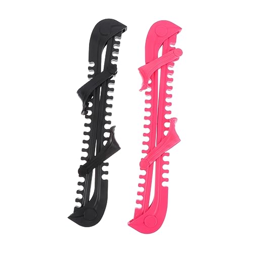 OHPHCALL 2Pairs Ice Skates Blades Covers Protective Guards for Figure and Hockey Skating Lightweight Ice Skating Shoe Protectors and Easy to Use and Store