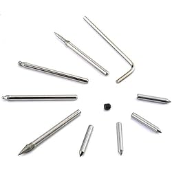 10PCS Engraver Diamond Point Tungsten Carbide Steel Bits & Spare Parts Set for UTOOL Engraving Tool