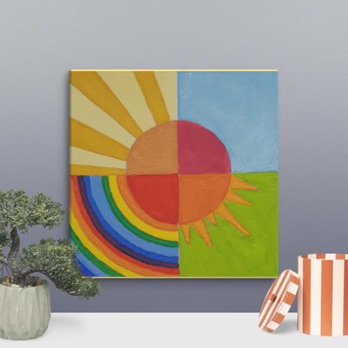 Arte abstracto Radiant Harmony con acabado premium para tu hogar 2