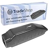 Trade-Shop e-Bike Akku mit qualitativ hochwertigen Samsung Markenzellen
