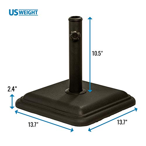 Us Weight Fub28Bz Bronze 26 Lb. Brown Umbrella Base #TOP3