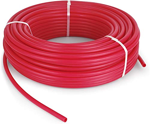 Vevor 3/4" X 300Ft Pex Tubing Oxygen Barrier O2 Evoh Pex-B Red Hydronic Radiant Floor Heat Heating System Pex Pipe Pex Tube (3/4" 300Ft, Red, Oxygen Barrier) #TOP1