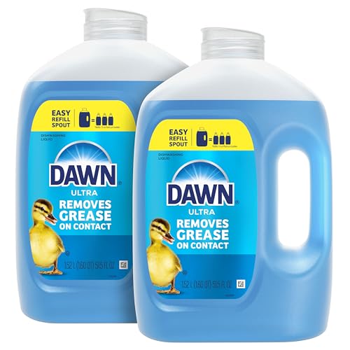 Dawn Ultra Original Dish Soap Refill Jug Large Size Original Blue Liquid Dishwashing Detergent
