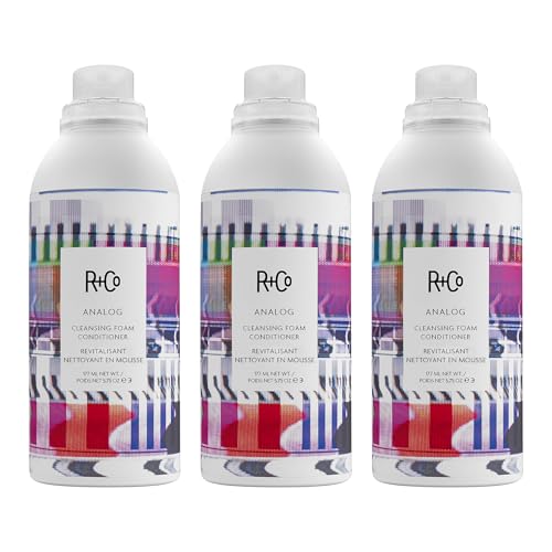 R+Co ANALOG Cleansing Foam Conditioner – Lightweight Softening &amp; Frizz-Reducing Conditioner for All Hair Types,