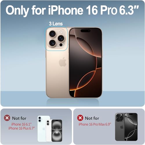 Benbenjaytek for iPhone 16 Pro Wallet Case with Card Holder + 2 Tempered Glass Screen Protector Protective Shockproof Hidden Card Slot Slim Case Women Men iPhone 16 Pro 6.3″ 2024 (Black) by Benbenjaytek - Used condition - Image 7